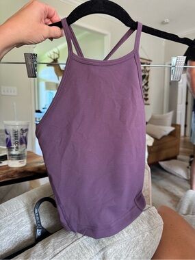 lululemon athletica Purple Strappy Tank Top